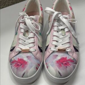 Ted Baker Pink Floral Sneakers